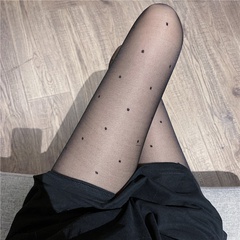 Frauen Mode Kleine Dot Muster Strümpfe Ultra-Dünne Jacquard Strumpfhosen