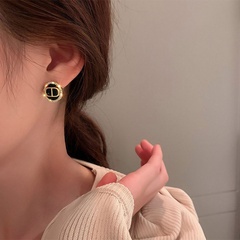 Fashion Shining Diamond Letters New Women's Alloy Ear Studs