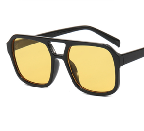 Retro Geometric Resin Polygon Full Frame Womens Sunglassespicture11