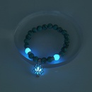 Nouveau Mode De Yoga Turquoise Lumineux Lotus Alliage Braceletpicture9