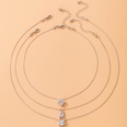 simple ligne de poisson invisible transparent collier zircon chane de clavicule cloute de diamants femmepicture60