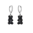 jewelry candy bear earrings color spray paint earrings microinlaid zircon fashion jewelrypicture24