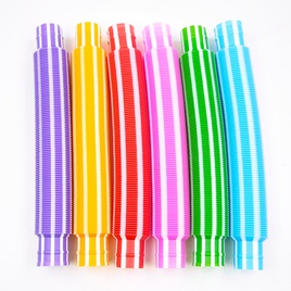 korean new colorful stretch plastic pipe telescopic bellows vent toypicture24