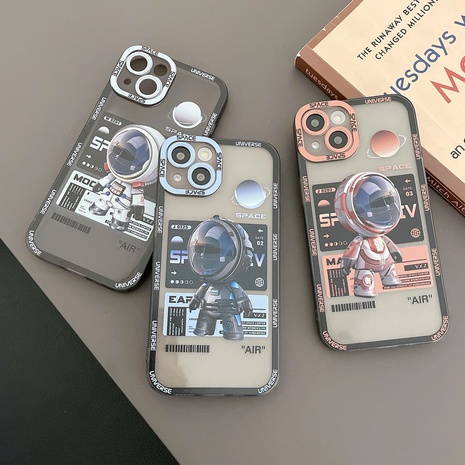 Mode Creative Tout Compris Ange Yeux Astronaute Coloré Étui de protection pour iPhone's discount tags