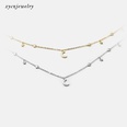 fashion star moon pendant copper necklace wholesalepicture15