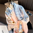 Korean fashion artificial long silk scarfpicture118