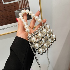 Nueva moda paquetes perla cadena decoraciones hecho a mano Mini BOLSA