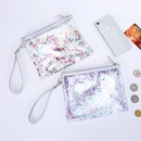Mode Neue Transparent Kosmetische frauen PVC Pailletten Taschepicture10