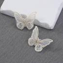 Womens Fashion White Butterfly Geometric Alloy Stud Earrings picture15