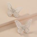 Womens Fashion White Butterfly Geometric Alloy Stud Earrings picture10