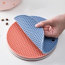 Round Thickened Honeycomb Dining Table Cushion Silicone NonSlip and Hot Easy to Clean Potholder High Temperature Resistant Silicone Honeycomb Heat Proof Matpicture9