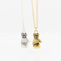 Fashion Ornament Vintage Fist Shaped Boxing Alloy Necklace