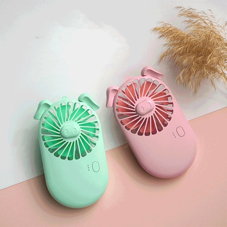 Handheld Wholesale Stall USB Charging Portable Piggy Pocket Fan Small Gift's discount tags