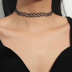 Mode Einfache Hohl Elastische Angelschnur Kragen Halskette 10 PCs Set