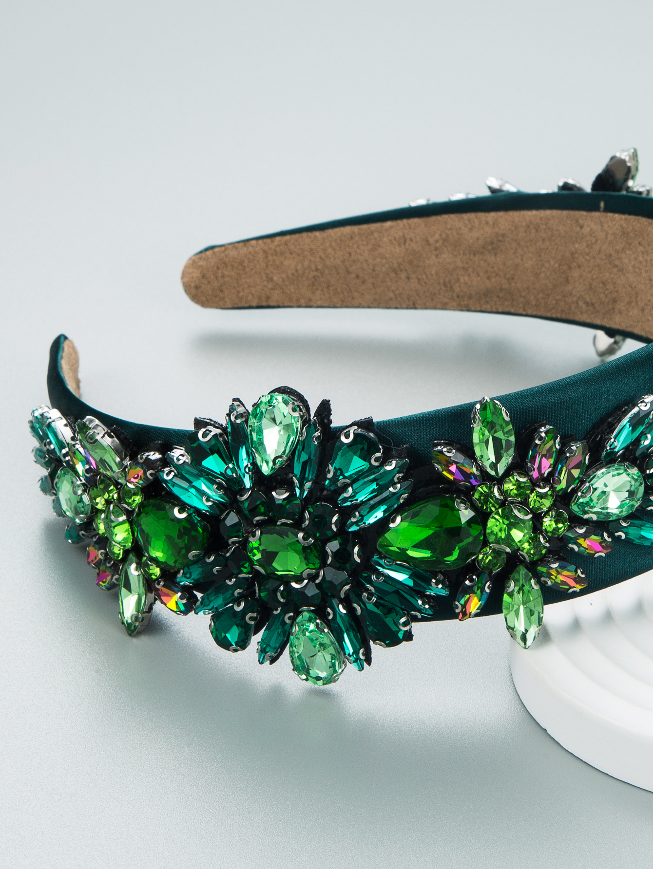 Fashion Baroque Shiny Glass Drill Vintage Headband WideBrim Hair Accessoriespicture4
