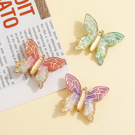 Mode Creative Coloré Forme de Papillon Pince à Cheveux Cheveux Accessoires's discount tags