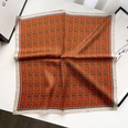 New stitching color matching lattice full printed silk mulberry silk 53cm square scarfpicture17