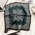 New stitching color matching lattice full printed silk mulberry silk 53cm square scarfpicture28