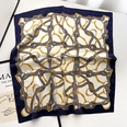 New stitching color matching lattice full printed silk mulberry silk 53cm square scarfpicture45