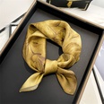 Korean green flower printing silk scarf wholesalepicture29