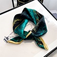 Korean green flower printing silk scarf wholesalepicture30
