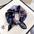 Korean green flower printing silk scarf wholesalepicture31