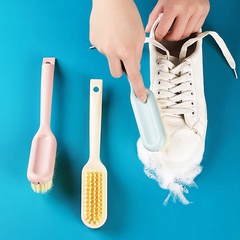 Einfache Hause Schöpfen Multifunktionale Kleidung Reinigung Schuh Pinsel Zufällige Farbe