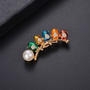 Fashion Ornament Oil Dripping Bird Shaped Alloy Broochpicture10