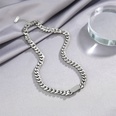 European and American thick Cuban chain titanium steel necklacepicture9