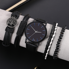 Men's Casual Versatile Trend Style Personalized Scale No Number Simple Watch