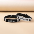 fashion letter king queen crown printing stainless steel couple braceletpicture13