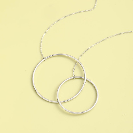 Simple Classic Ring S925 Silver Necklace's discount tags