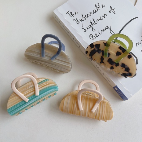 creative geometric handbag shape shark clip hair clip's discount tags