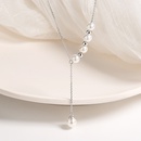 simple tassel pearl beaded pendant necklacepicture7