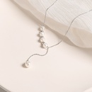 simple tassel pearl beaded pendant necklacepicture8