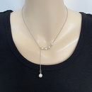 simple tassel pearl beaded pendant necklacepicture10