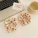 fashion cute contrast color heartshaped printing hair ring hair accessoriespicture9