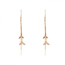 Fashion double fishtail long tassel metal ear linepicture11