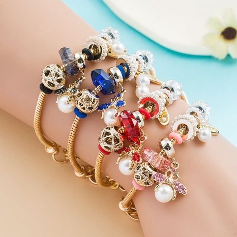 Fashion DIY bee multi-element pendant alloy bracelet's discount tags