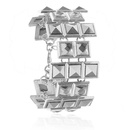 Fashion hiphop geometric crystal alloy zircon braceletpicture10