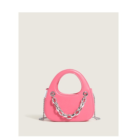 Fashion women's solid color chain handbag19*7*10cm's discount tags