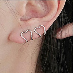 fashion simple heart-shaped ear bone clip creative alloy ear clip