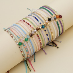 Miyuki beads hand-woven color beaded lucky stone couple bracelet female
