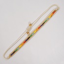 new bohemian rainbow glass beads handbeaded small bracelet womenpicture8