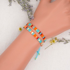 new bohemian glass beads beaded rope spring and summer bracelet women