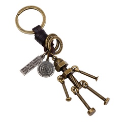 Fashion car key chain alloy ancient bronze accessories