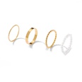Fashion simple pearl wave twist joint alloy ring fourpiece setpicture11