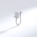 Fashion new jewelry nonpierced false nose ring crown zircon nose ring nose nail onepicture13