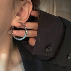 Fashion new hoop female alloy earrings