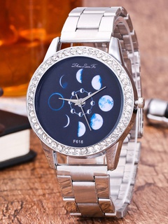 Personalized Men's Trend Casual Moon Pointer Personalized Fashion Quartz Watch